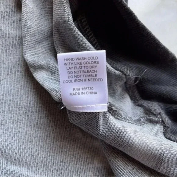 Jane and Delancey Black Tie-Dye Crewneck Sweatshirt - Picture 5 of 7